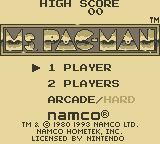 Ms. Pac-Man screenshot 3 for GameBoy